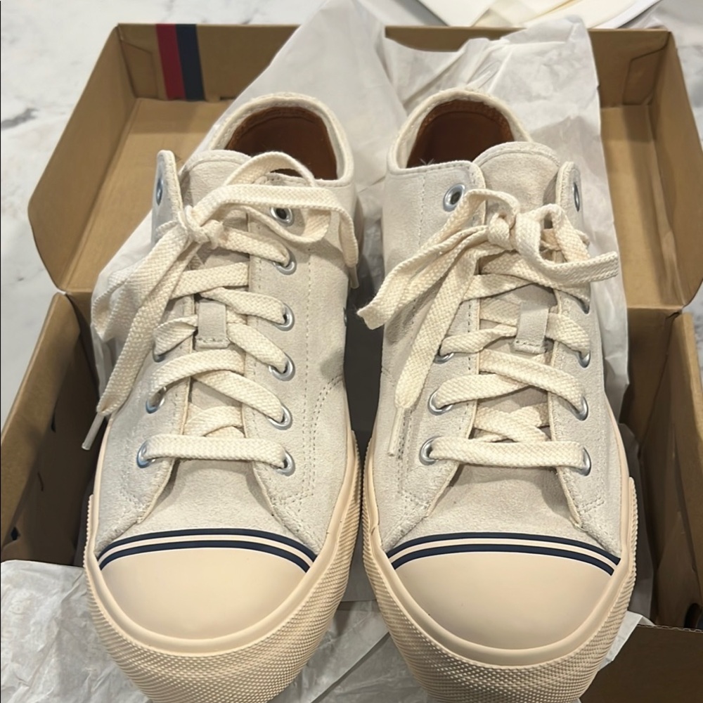 Classic Cream High-Top Sneakers